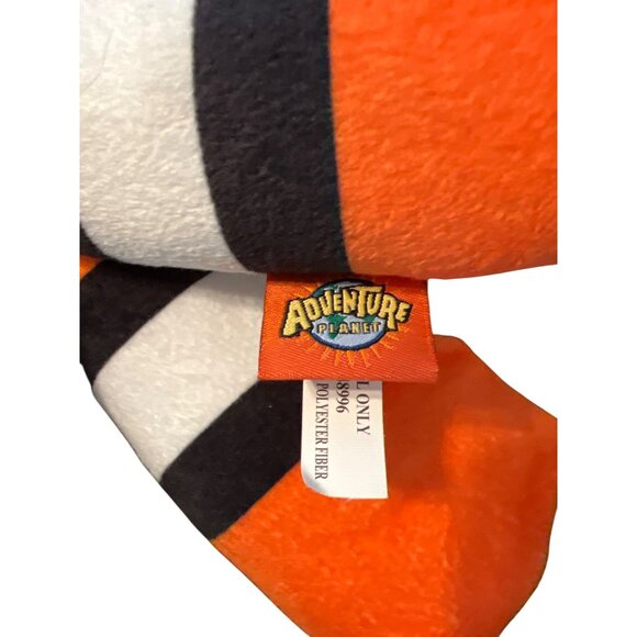 Adventure Planet Earth Safe Snake Plush Orange Black White Coral 63" NWT - Picture 4 of 5